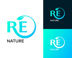Wordmark design about refresh nature.


