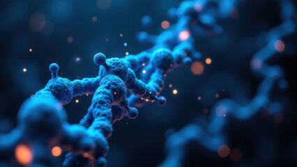 Magnesium glycinate molecules in a cellular structure.