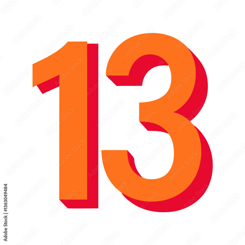 Aufkleber the number 