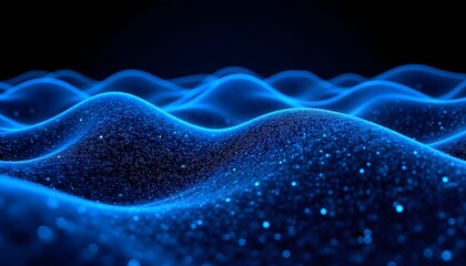 A cutting edge digital technology creates a mesmerizing seamless flow of dynamic waves, forming a visually striking cybernetic structure background that embodies the essence of modern innovation.