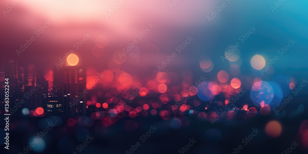 Poster macro shot of a colorful illuminated keyboard. close up of computer or electronic device with red an