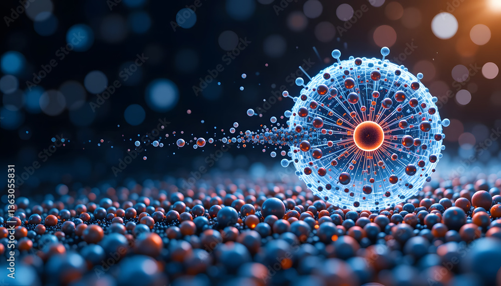 Poster bio-sphere: a captivating digital rendering of a bio-sphere.