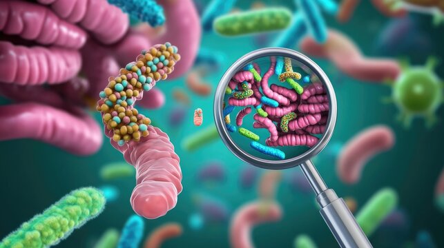 Healthy Intestinal Microflora vs. Pathogenic Composition: A Comparative Illustration of Digestive Health