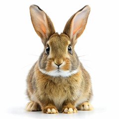 Fototapeta premium rabbit on white background