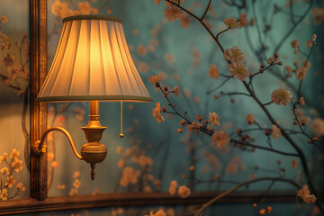 lamp on the wall