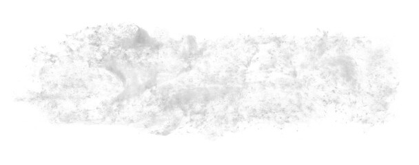 thin layer absorbent cotton wool pads, swabs, wadding isolated on white, top view