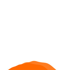 Obraz premium Orange Mountain Illustration