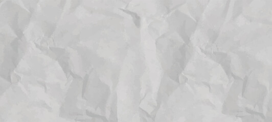

The texture of white paper is crumpled Background Old vintage page Hardboard with copy space for text.