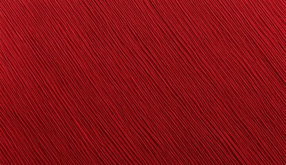 rough red linen kraft paper texture slanted striped fabric textile woolen cloth close up abstract spring festival background.