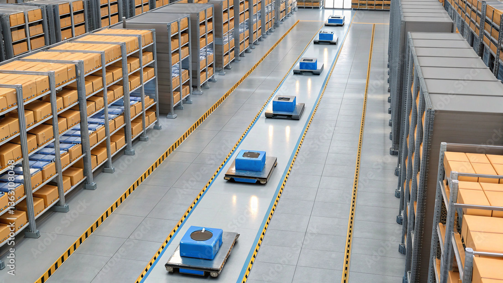 Aufkleber efficient smart ecommerce solutions enhance warehouse operations with automated systems for streamli