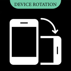 Rotate smartphone icon. Turn your mobile phone. Vector color set icons. Device rotation symbol. Rotate phone icon set vector illustration for web site or mobile app. Vector illustration