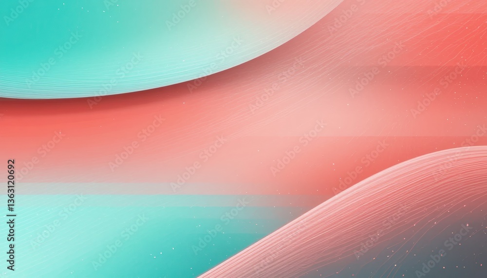 Poster dynamic abstract waves in vibrant color palette digital art modern design creative environment artis