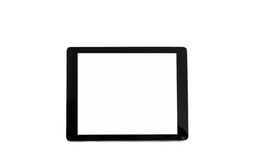 Versatile digital tablet with a blank interface ready for apps isolated on transparent background