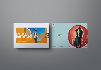 Poster Mockup - A3 Horizontal