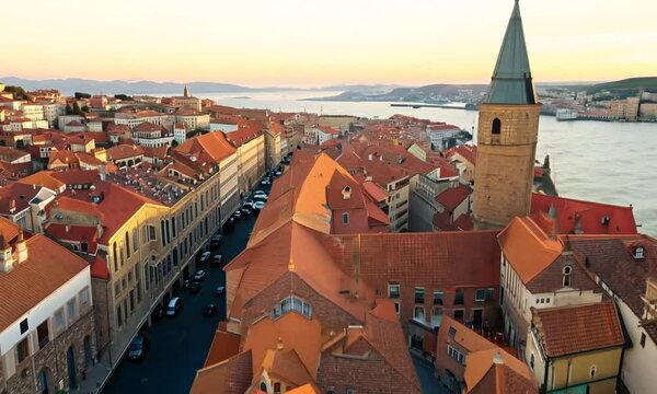 Drone Shot City of Porto, Portugal
