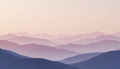 Obraz premium Tranquil mountain landscape at dusk nature photography serene environment peaceful viewpoint inspirational concept