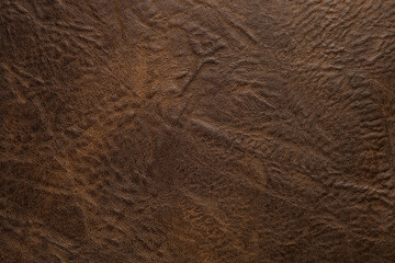 Brown leather texture background.Leather as a backdrop.