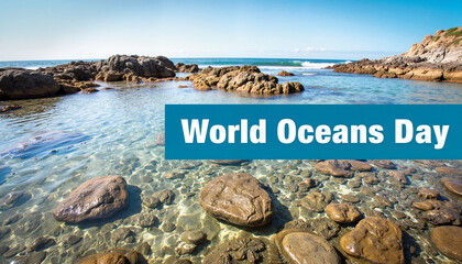 Beautiful coastal scenery on World Oceans Day  