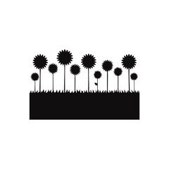 vector tree silhouette