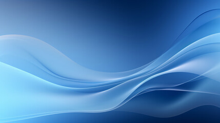 Fototapeta premium A clean and elegant futuristic blue gradient with curve wavy design, perfect for technology backgrounds.