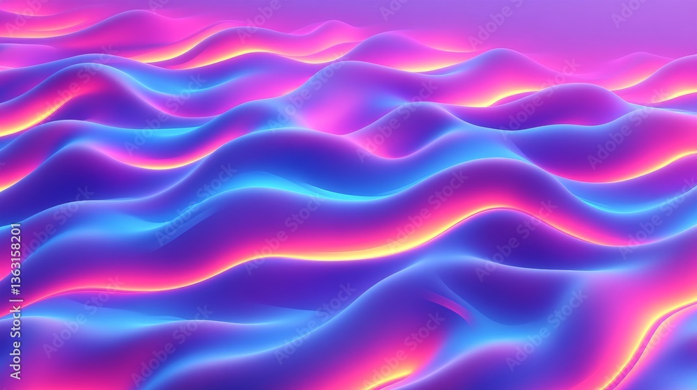 Poster a dynamic visual is created by a vibrant abstract swirl of colors