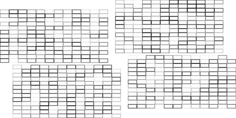 White brick wall texture and white brick wall and White brick wall texture background for stone tile block painted. Brick wall texture for interior or exterior design. Panorama white brick walls.