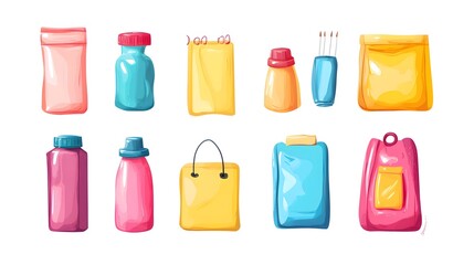 Vibrant Oil Paints on Clean White Background for Creative School Supplies Concept