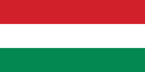 High-Quality Hungary Flag Vector Clipart Illustration – Editable Hungarian National Flag Design for Digital and Print Projects, Ideal for Web Design, Merchandise, and More