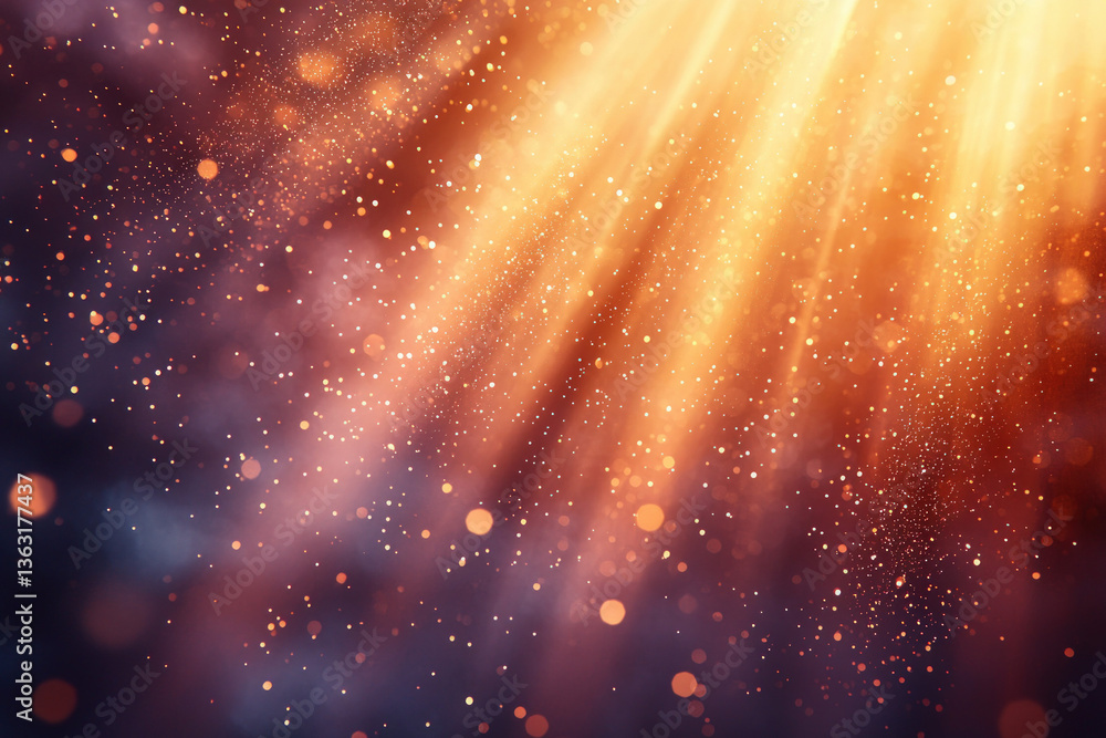 Wall mural a stunning light rays background creating an illuminating atmosphere.