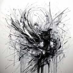 Fototapeta premium abstract grunge on white