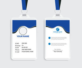 Business card design templet file Print