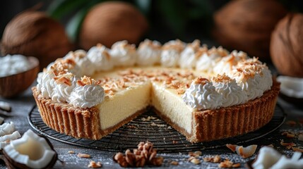 Delicious coconut cream pie (2)