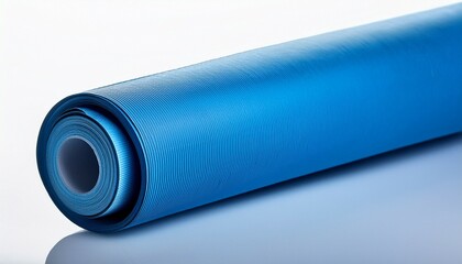 blue paper on white