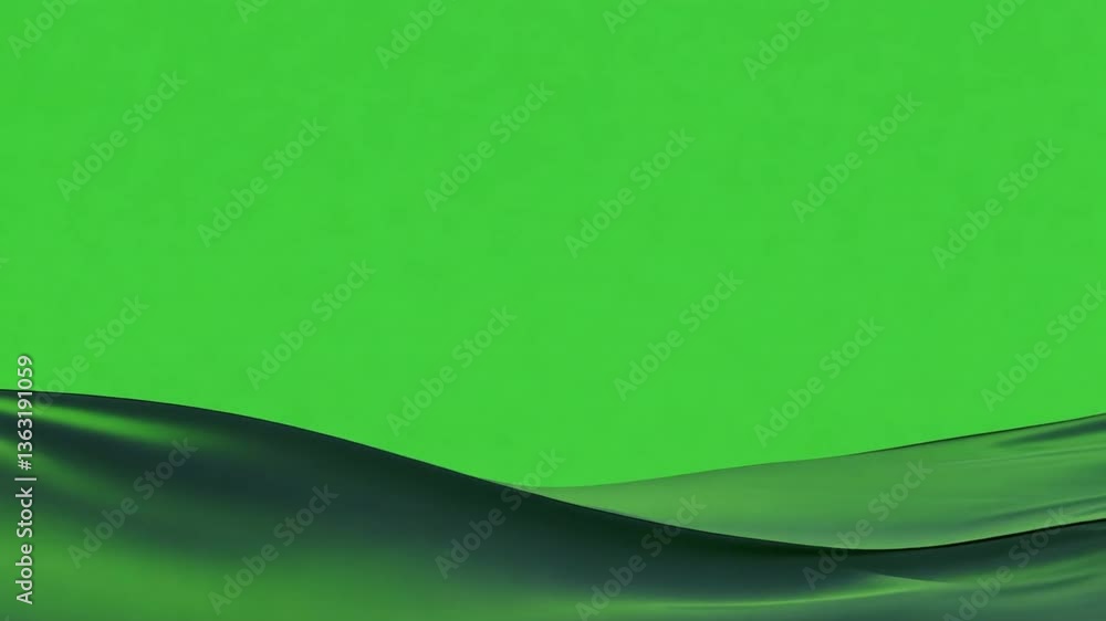 Poster green fluid: a captivating visual featuring a dynamic flow of a vibrant green liquid against a backd