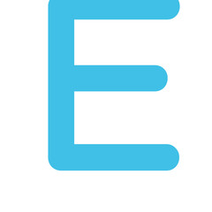 Obraz premium Letter E 