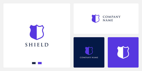 Rescue shield logo design template
