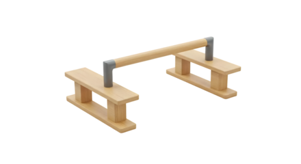 Wooden Parallel Bars for Calisthenics Training, Gymnastics Equipment for Home Workouts, Fitness Tools for Strength and Bodyweight Exercises