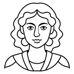 Modern Line Art Poster Drawing