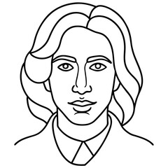 Portraits Drawing Line Art