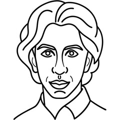 Portraits Drawing Line Art