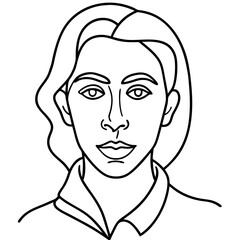 Portraits Drawing Line Art