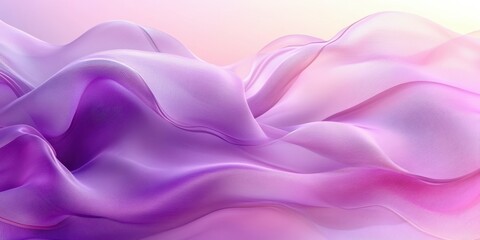Obraz premium Flowing fabric creates a dreamy ambiance with delicate shades of purple and pink in soft lighting