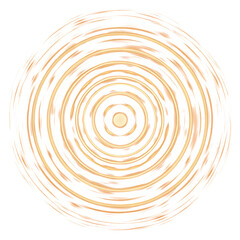 Fototapeta premium Abstract Concentric Circles Illustration PNG