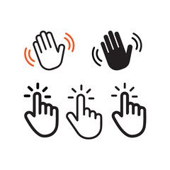  Hand Gesture Icon Set