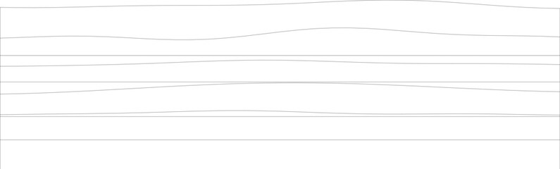 Obraz premium Minimalist abstract lines on white background with curved patterns.