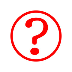 red question mark icon
