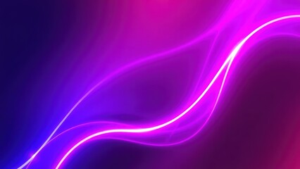 Fototapeta premium Dark blue violet purple magenta pink burgundy red abstract background for design. Color gradient, ombre. Wave, fluid. Bright light wavy line, spot. Neon, glow, flash, shine. Template.Rough,grain,noise