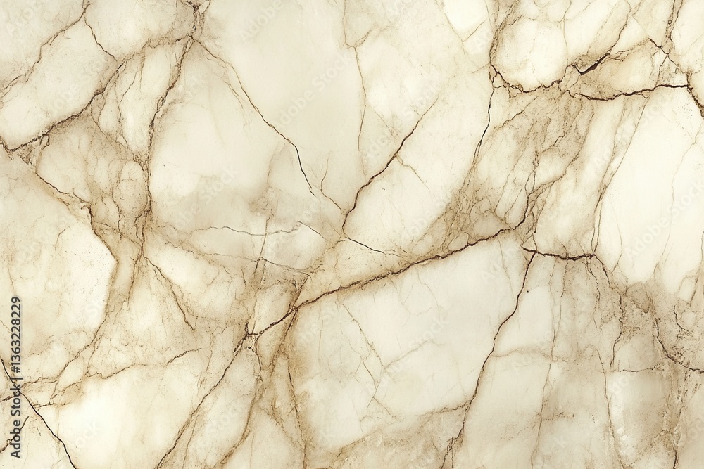 Poster elegant beige marble texture with intricate brown veining creating a sophisticated and natural stone