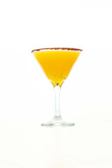 orange martini with chilly edge