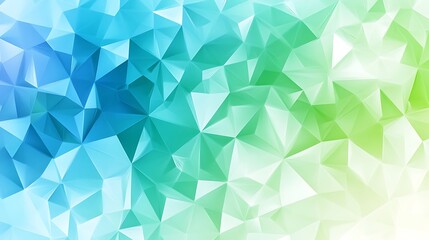 Obraz premium Abstract Blue Green Triangle Pattern.